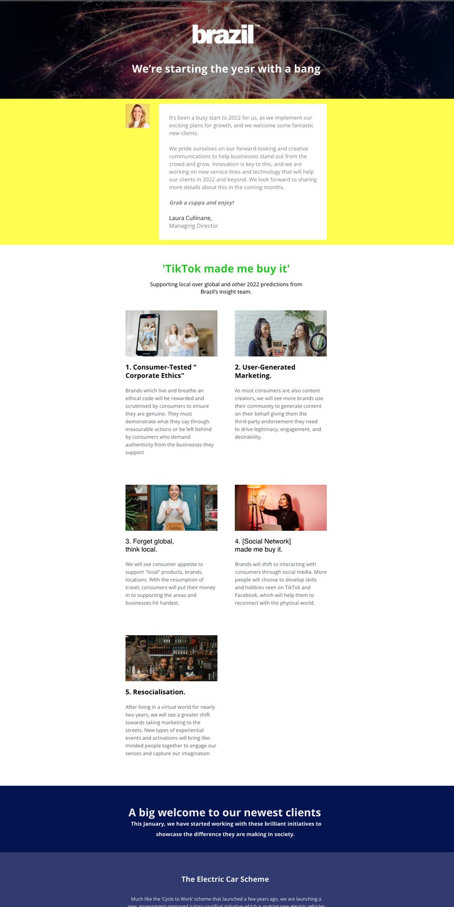 Agency Brazil January 2022 newsletter