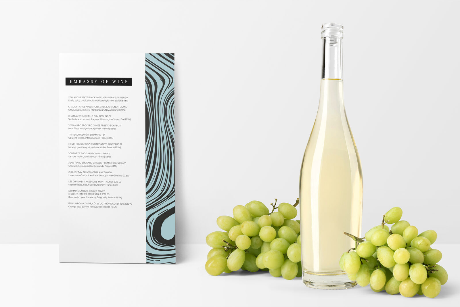 Embassy of Wine wine list