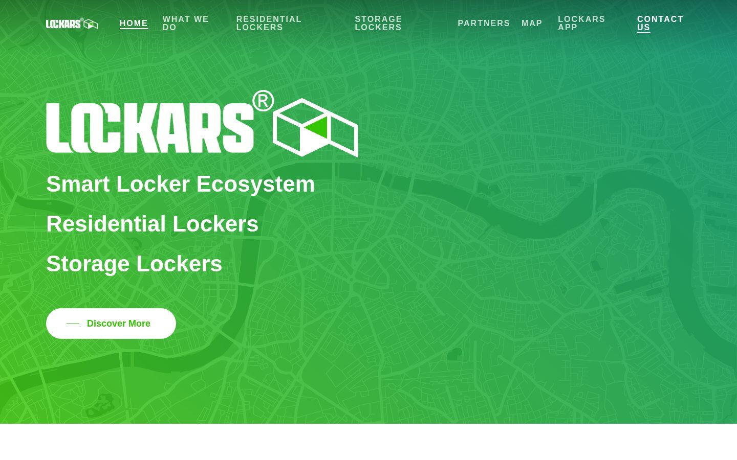 Lockars website homepage