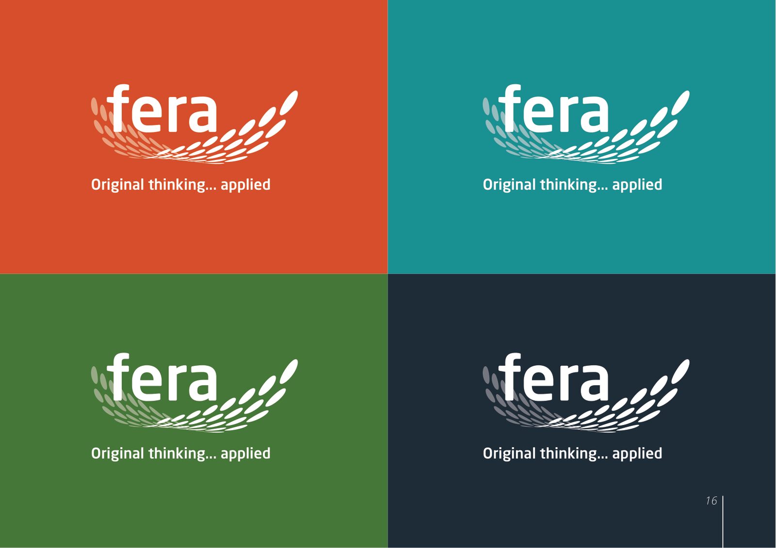 Fera logo in the four sector colours