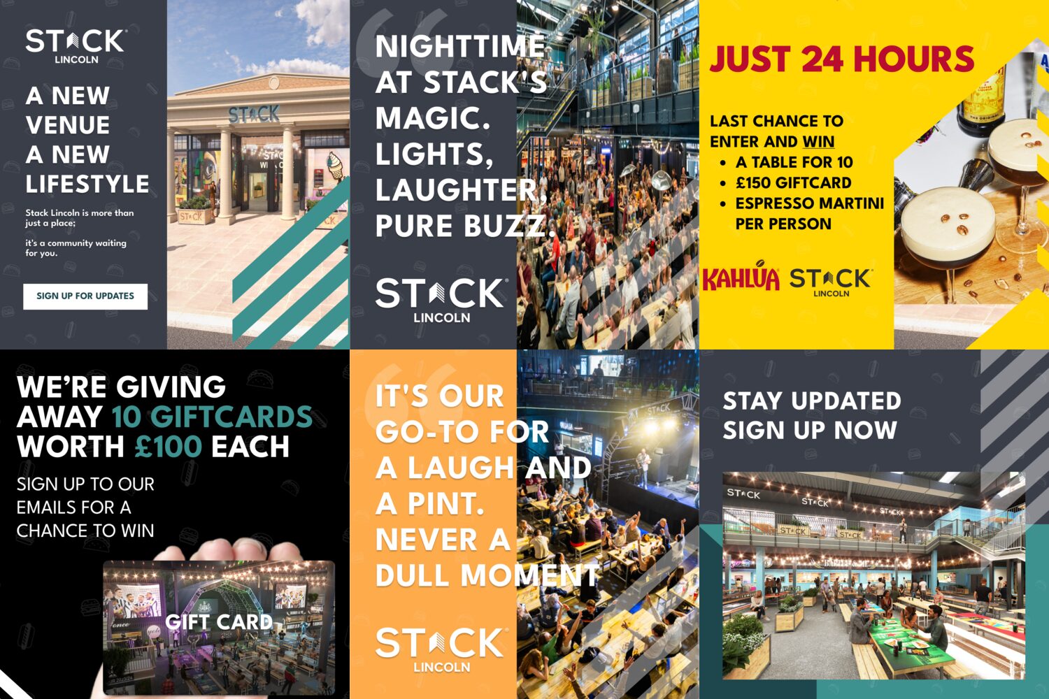 STACK Lincoln social posts