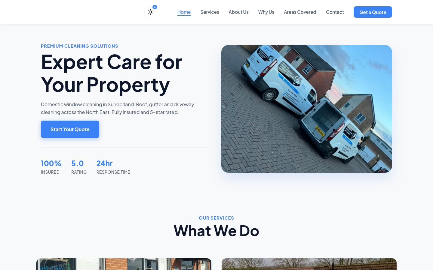 Buddy&rsquo;s Cleaning Services home page