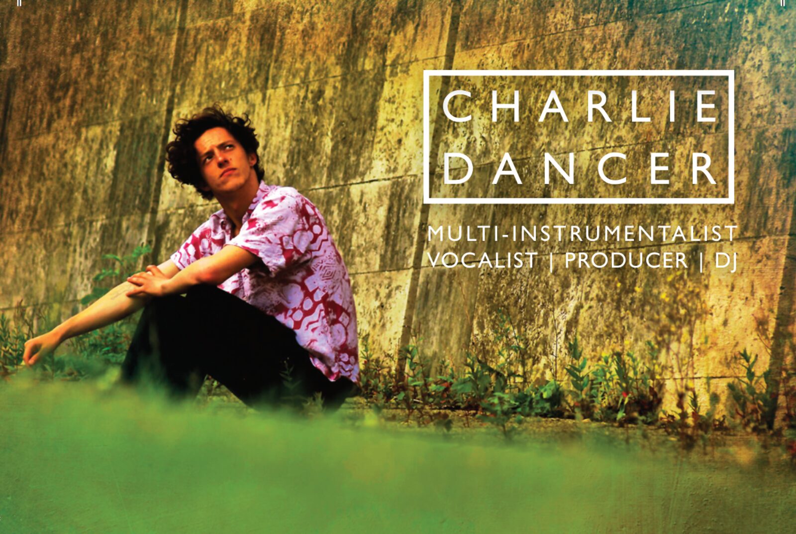 Alternative Charlie Dancer business card photo side