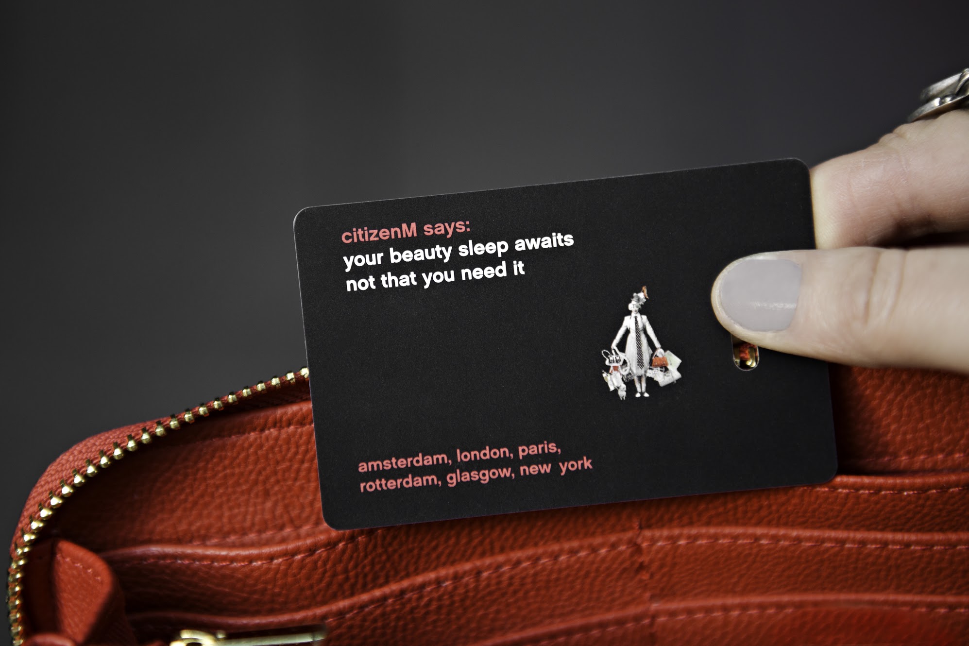 citizenM — beauty sleep keycard design