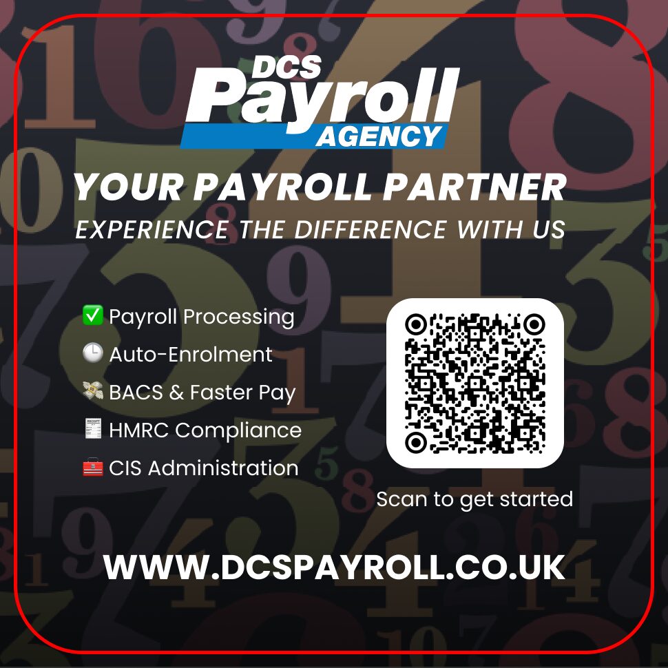 DCS Payroll beer mat front