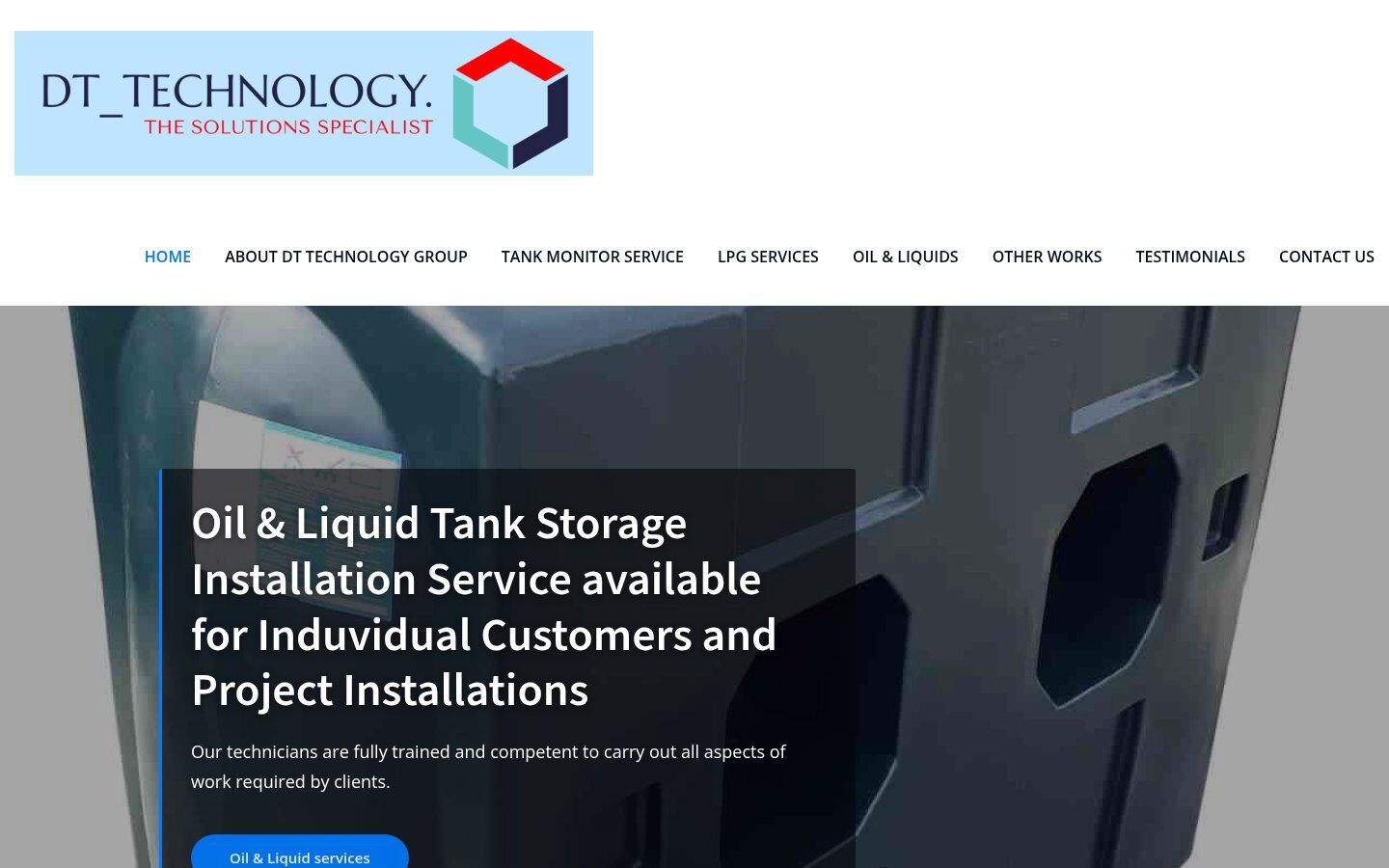 DT Technology Group website