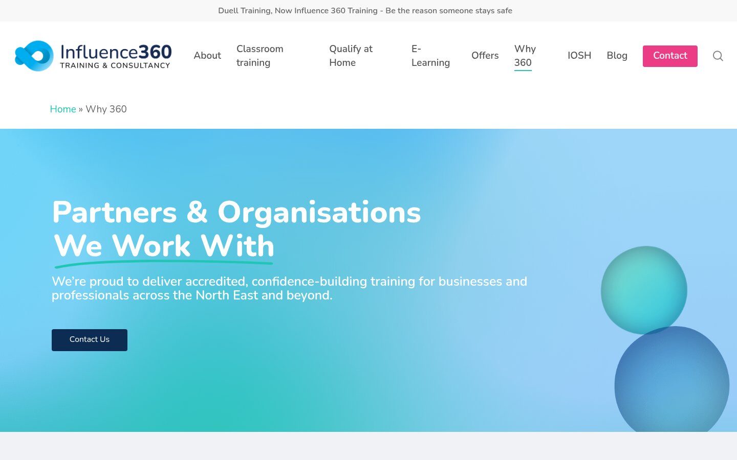 Why 360 partners page