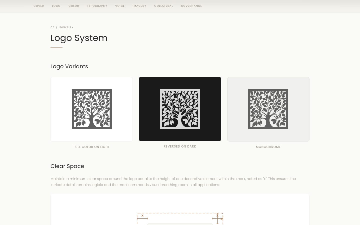 Eden Memorials logo system