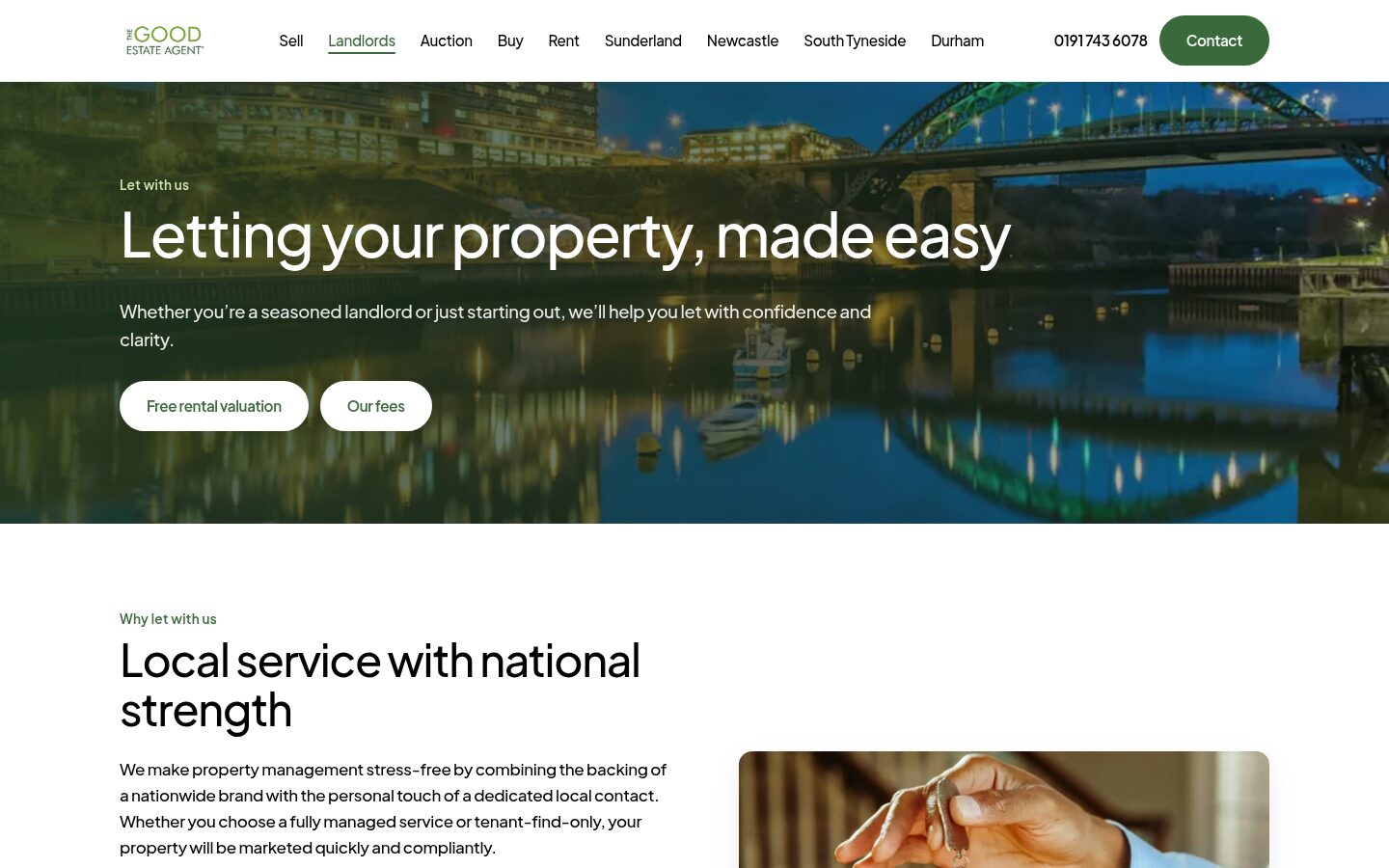 Landlords page