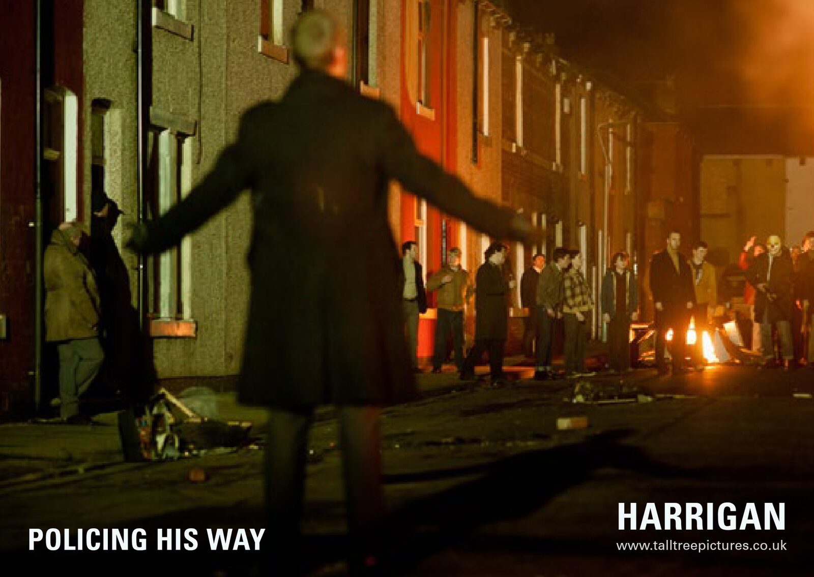 Harrigan postcard, Policing His Way