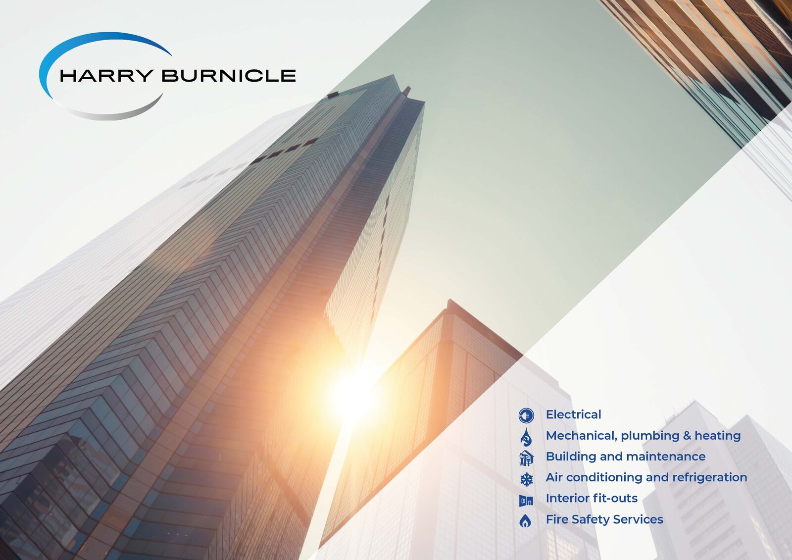 Harry Burnicle brochure front cover