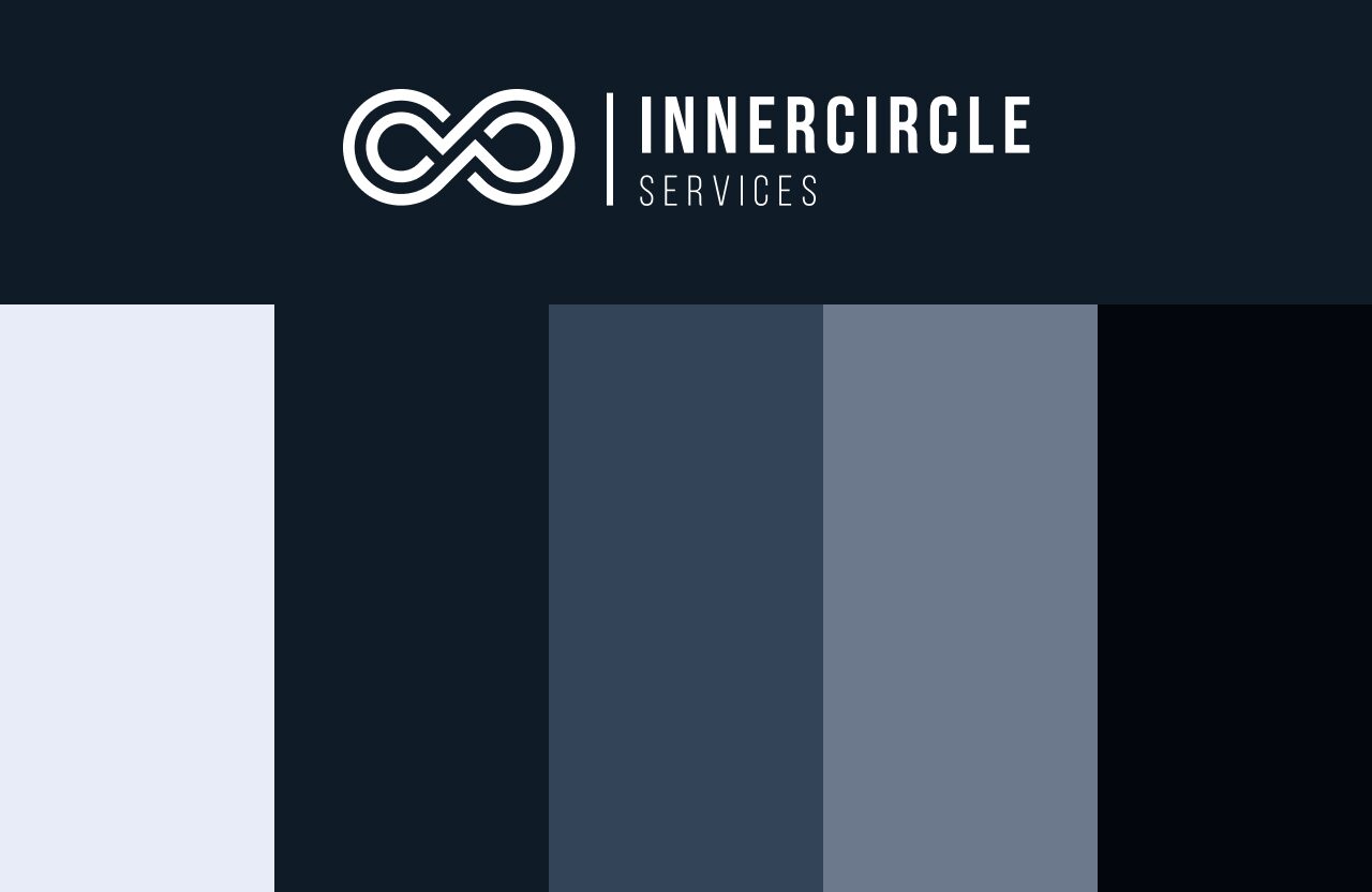 Inner Circle Interlink concept with colour palette