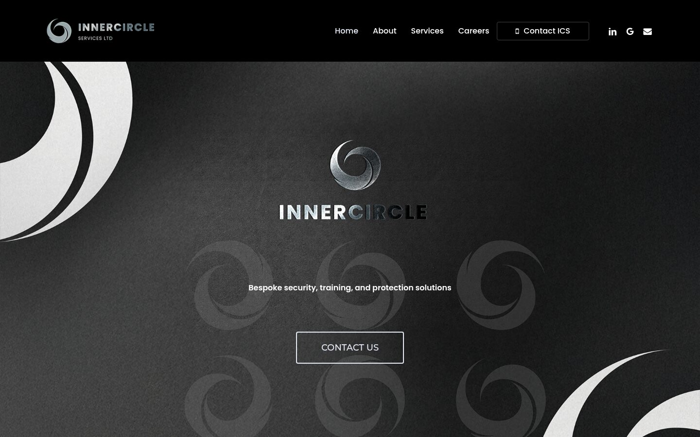 Inner Circle Services website home page