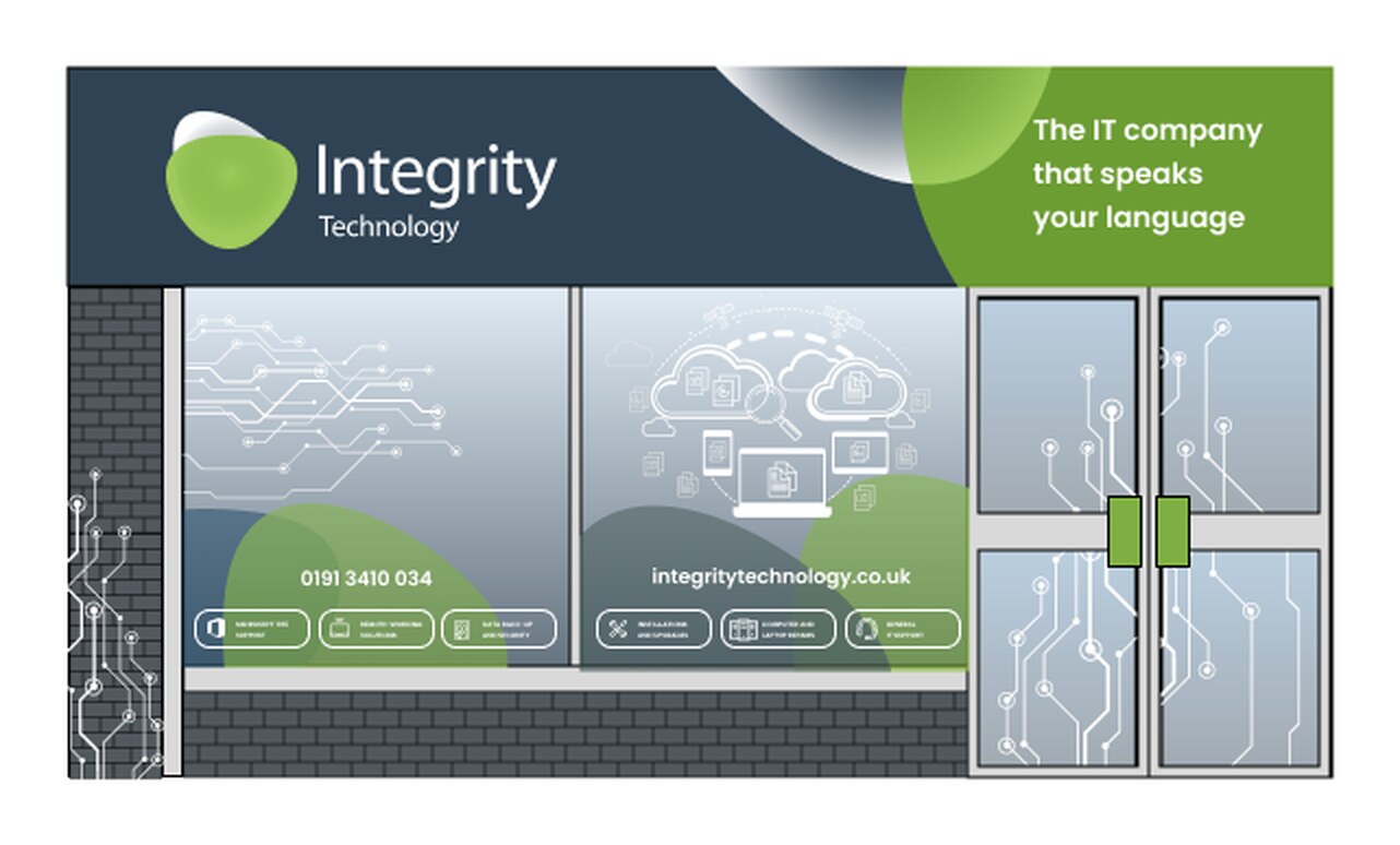 Integrity Technology shop front design