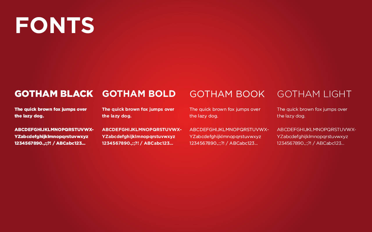 IRECKONU brand fonts, Gotham