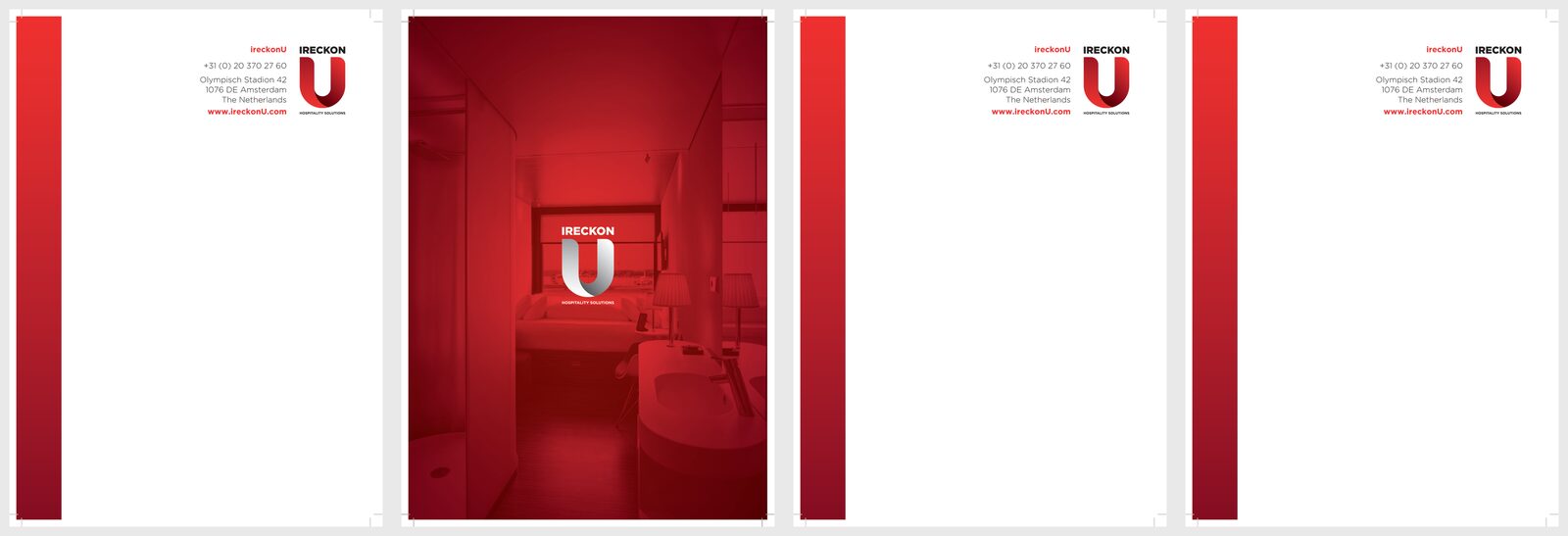 IRECKONU hotel, casino and cruise letterheads