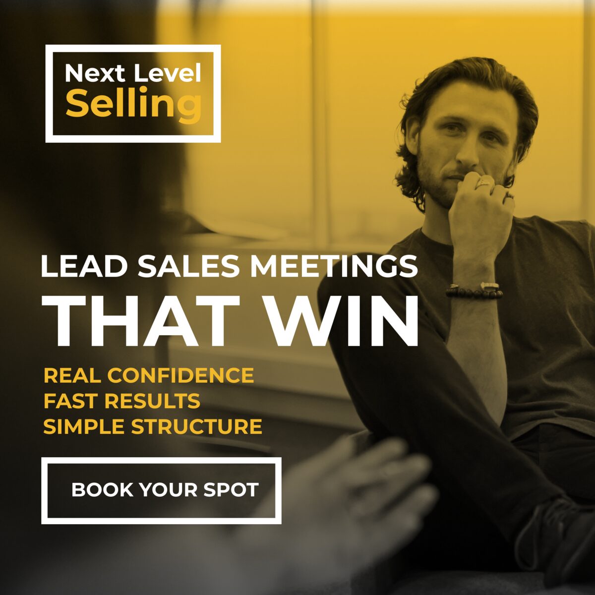 Next Level Selling Meta ad: Lead sales meetings that win