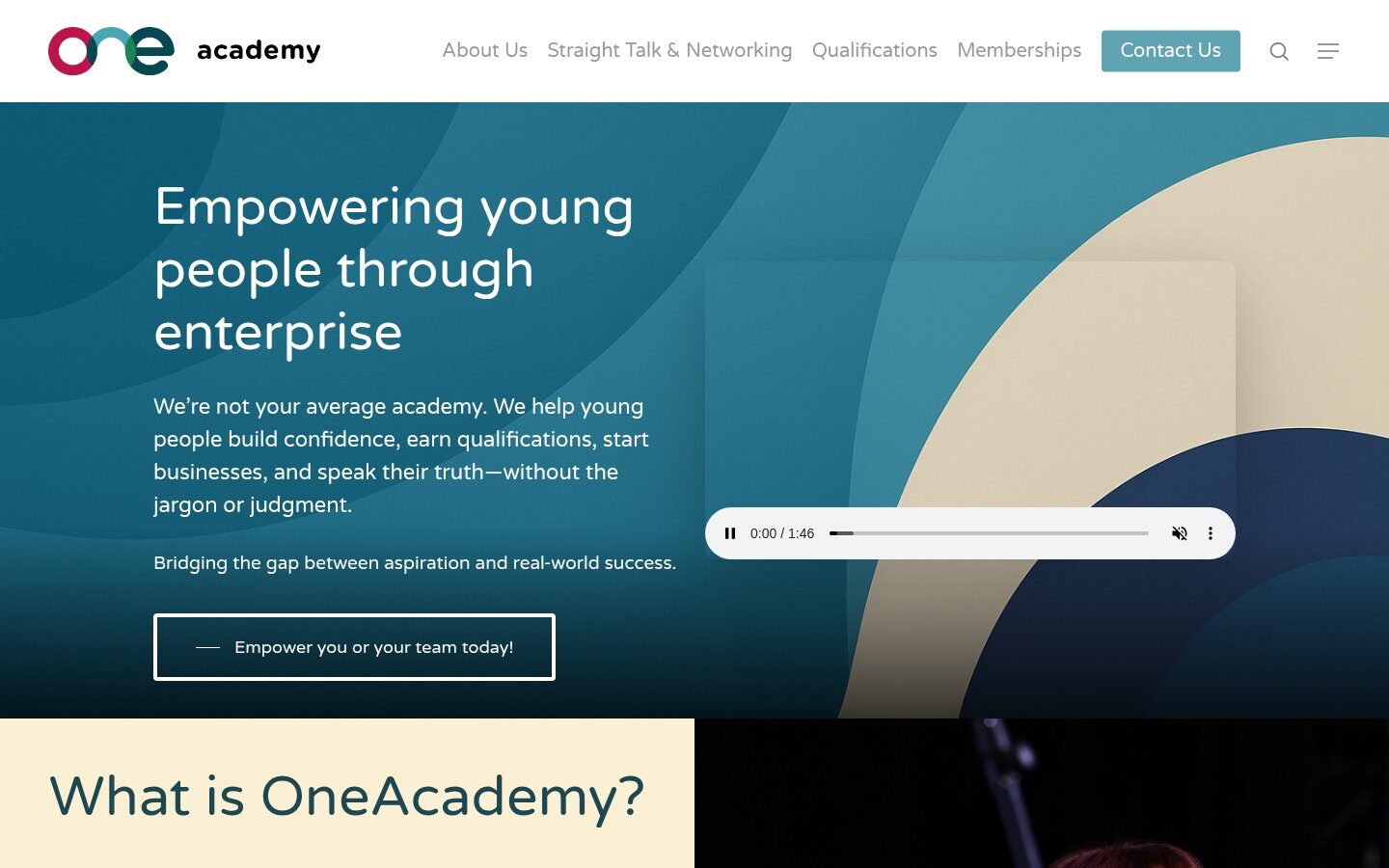 One Academy Website