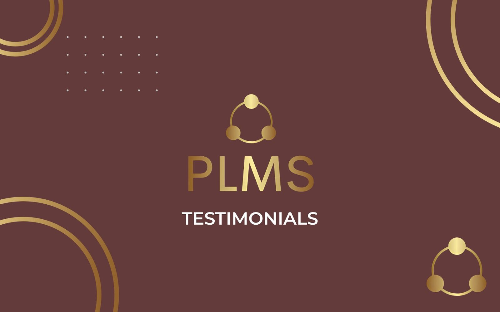 PLMS testimonial booklet cover