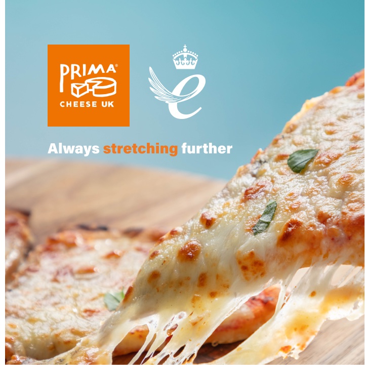 Prima Cheese card back — pizza