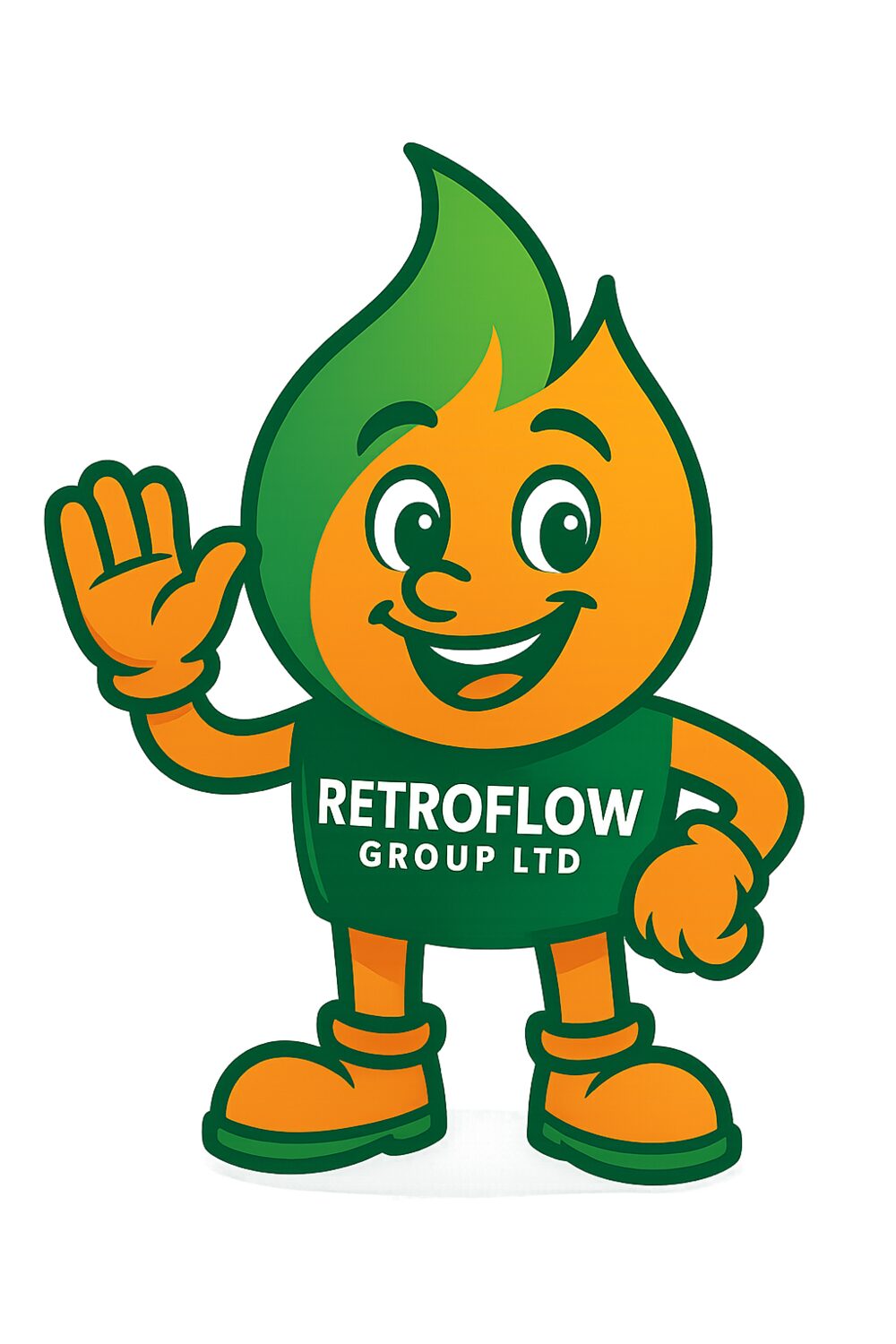 Flowy, the RetroFlow mascot