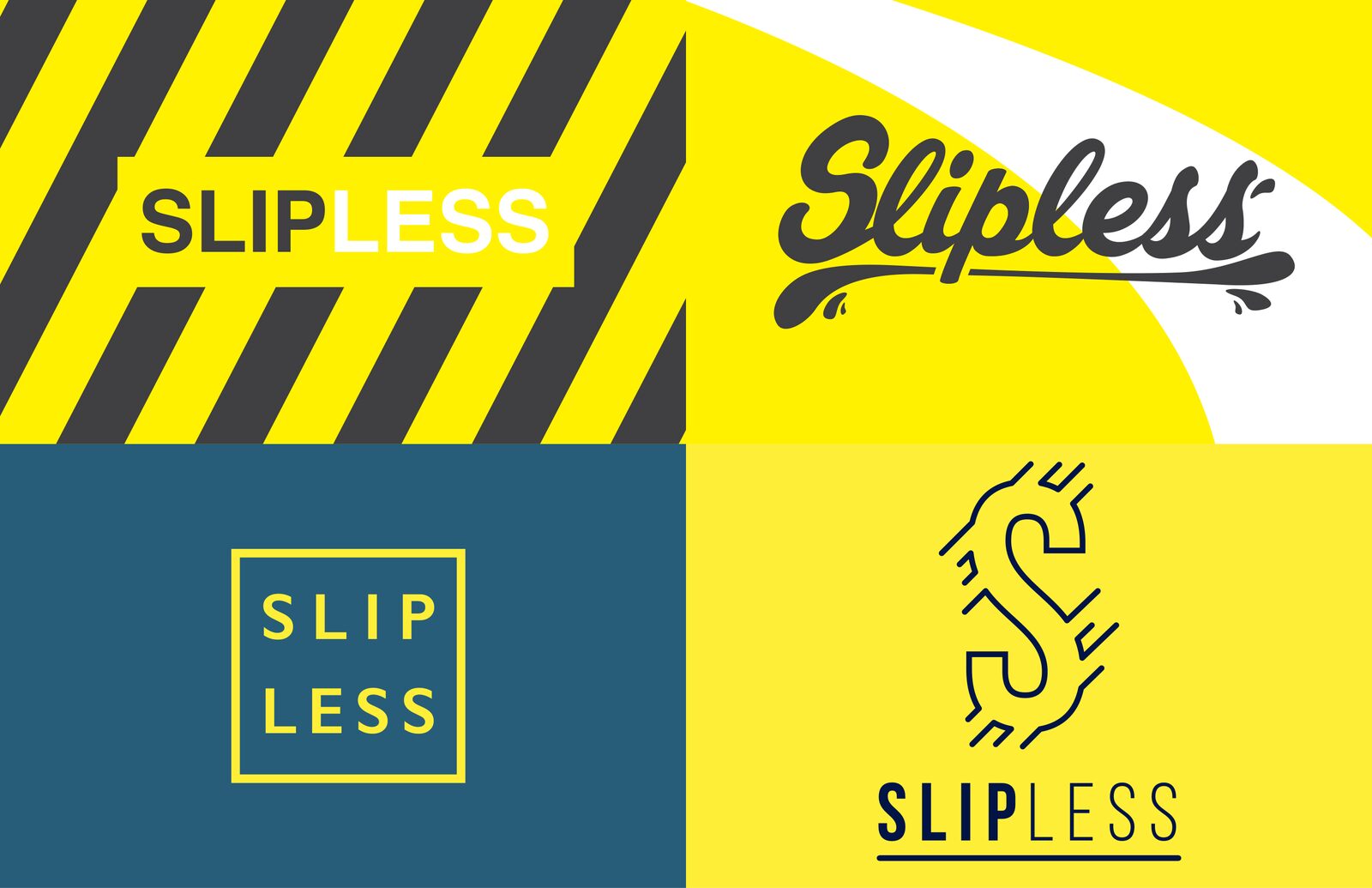 Slipless concept stationery mock-ups