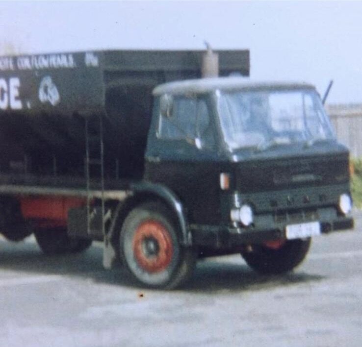 Archive photo of an old coal lorry