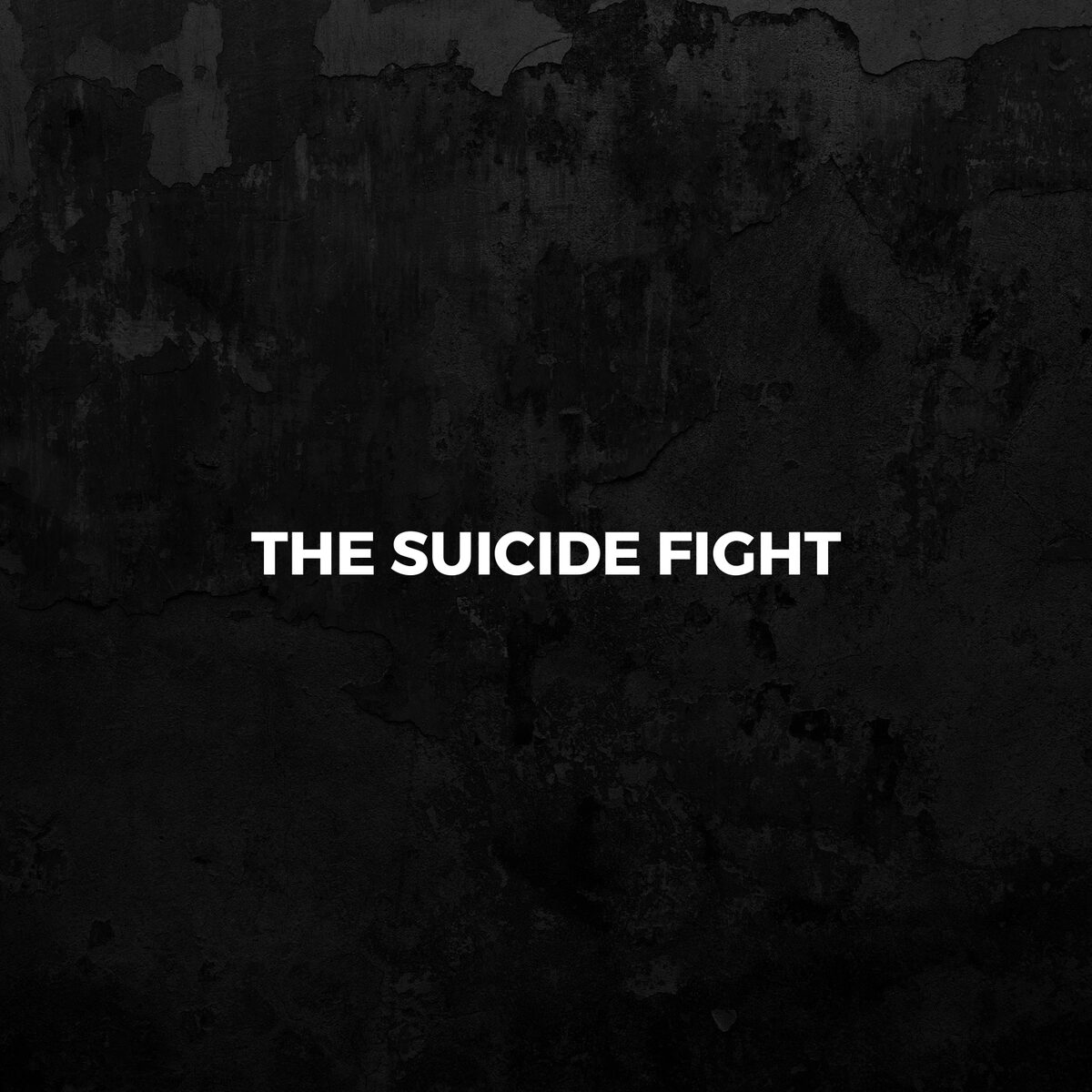 Title page on the dark wall texture