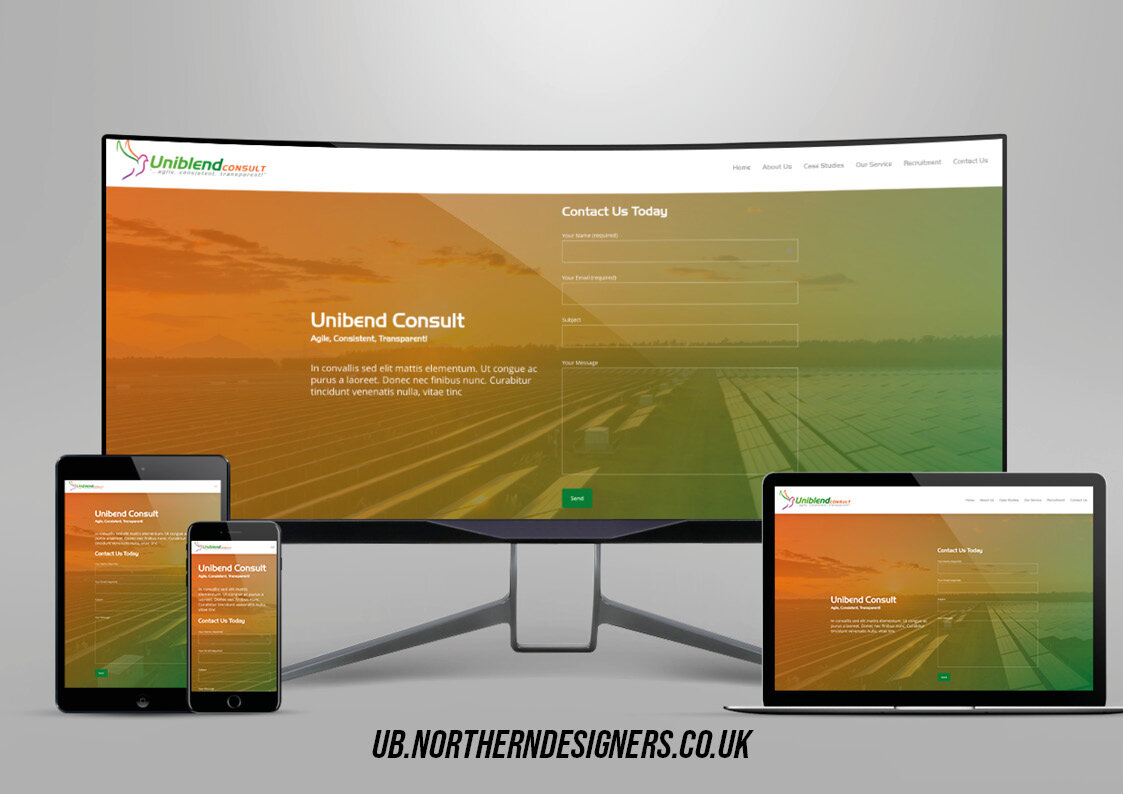 Uniblend website concept UB, 2020
