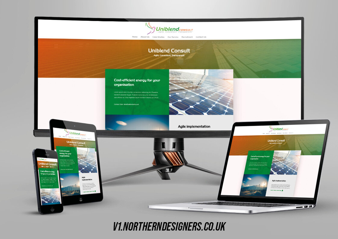 Uniblend website concept V1, 2020