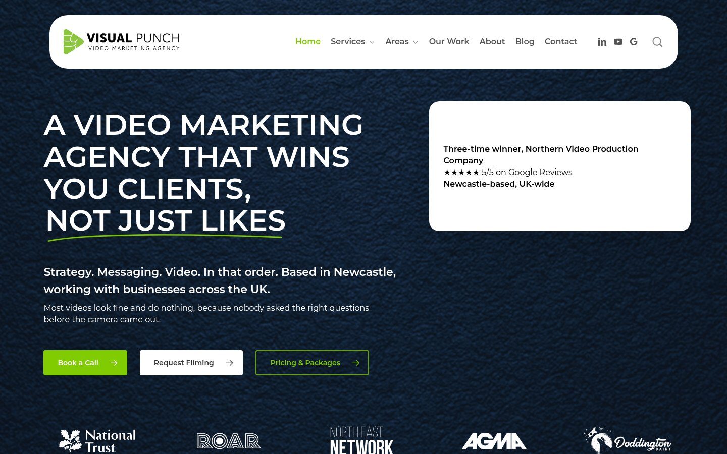 Visual Punch homepage hero