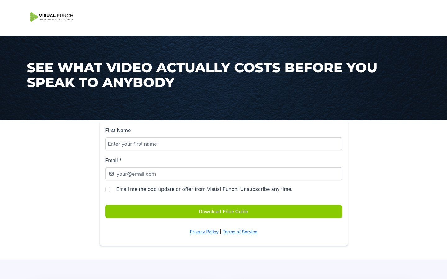 Visual Punch price guide download